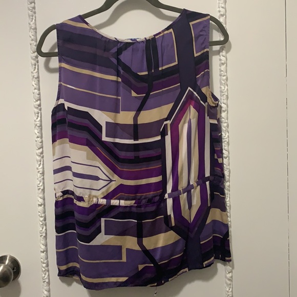 🟣  3/$50!   100% silk top by Antonio Melani (M) - Picture 4 of 5